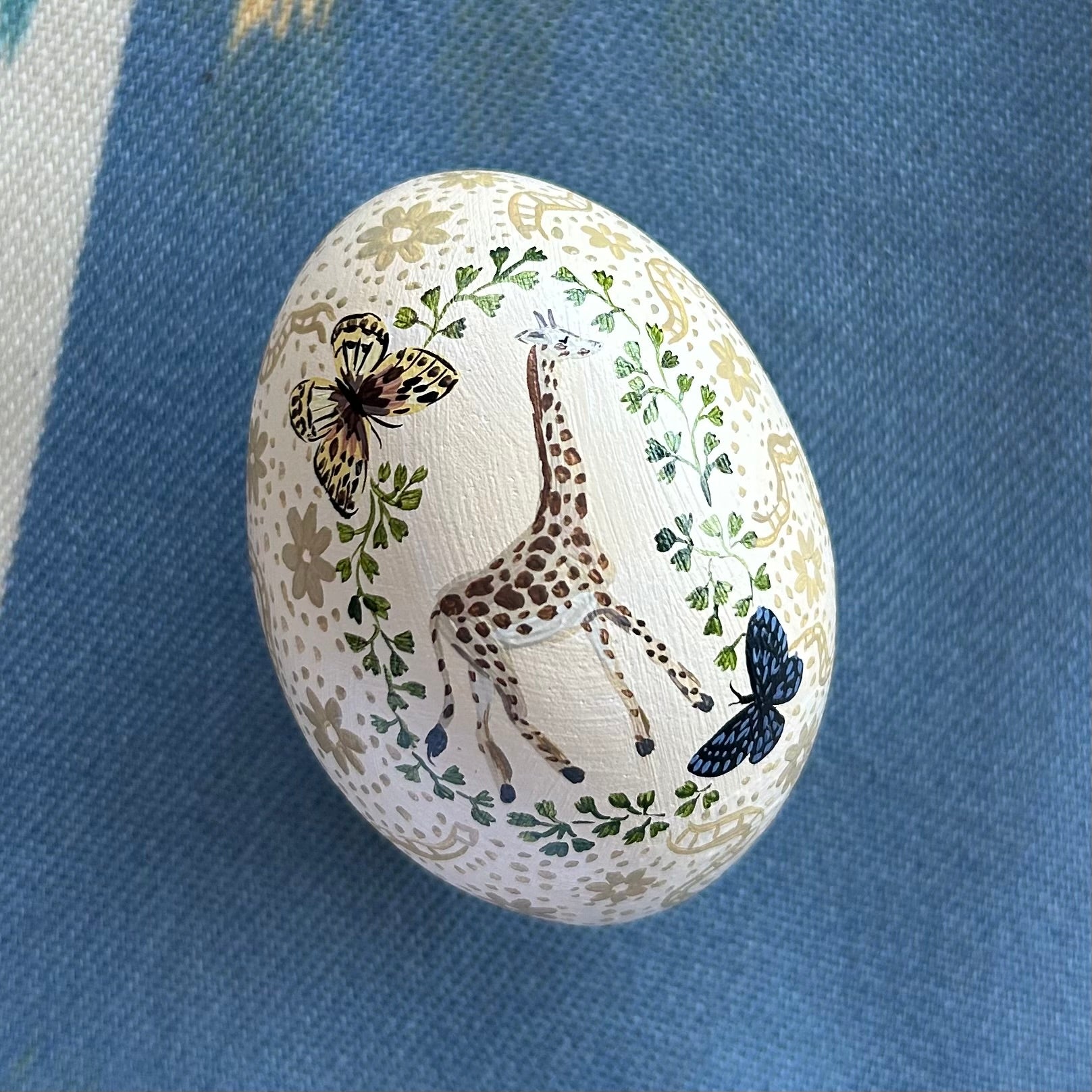 Giraffe and Butterflies Egg