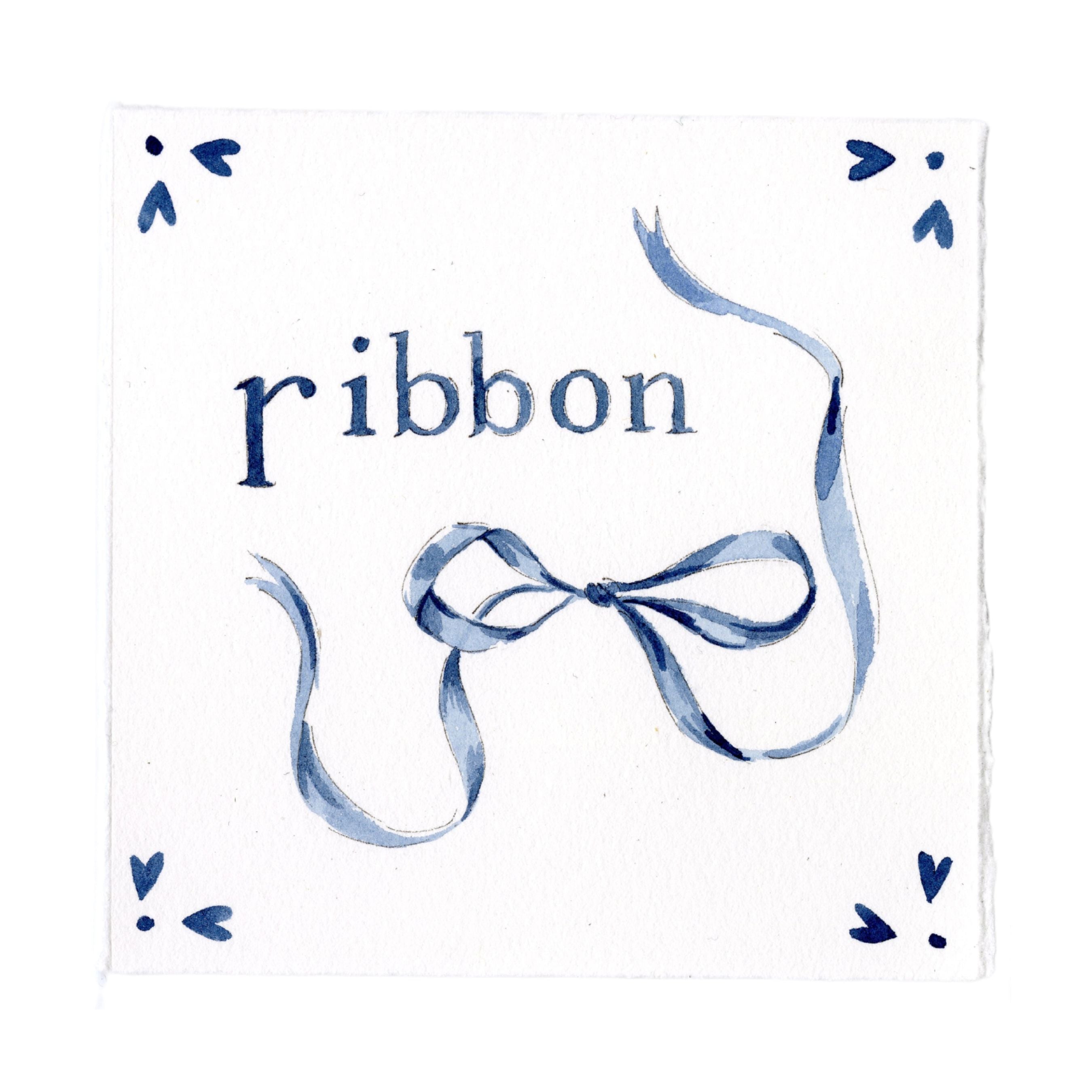 Original "R-ibbon" Watercolor Painting