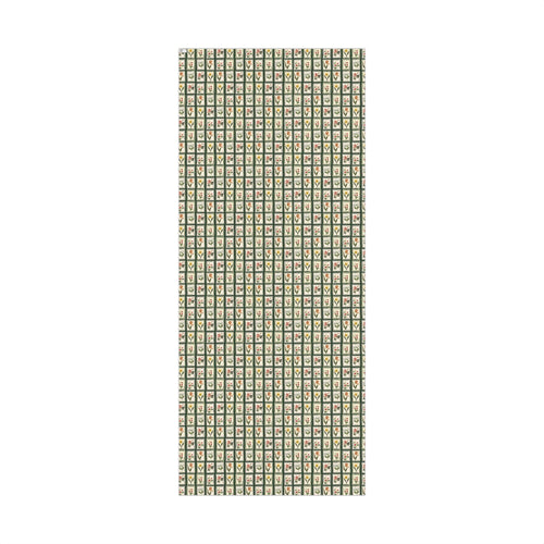 Botanical Grid Wrapping Paper