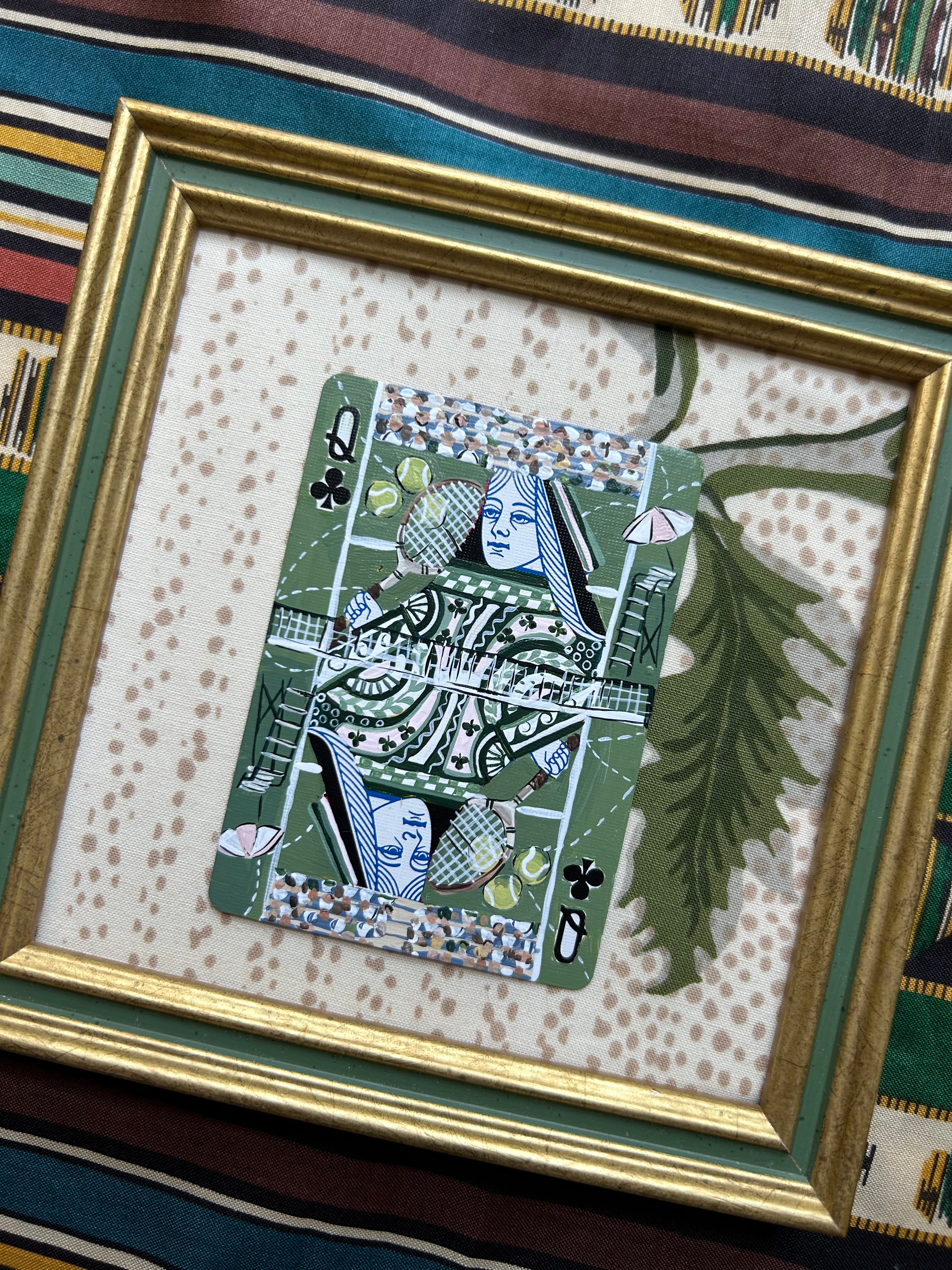 Queen of Clubs- Playing Card Series