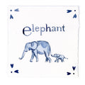 Original "E-lephant" Watercolor Painting