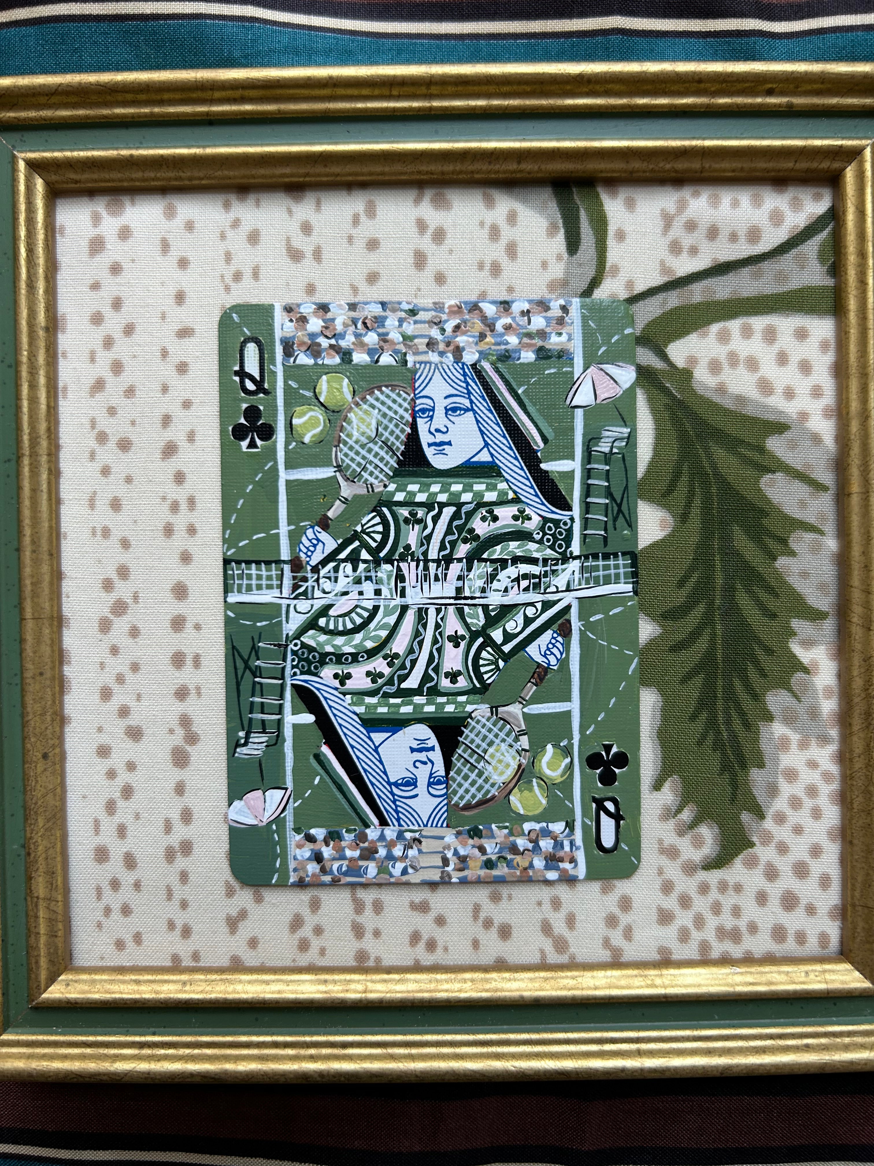 Queen of Clubs- Playing Card Series