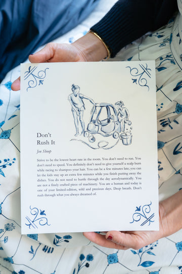 Magpie x Riley Sheehey: Don’t Rush It Print