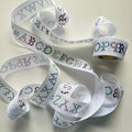Alphabet Sampler Grosgrain Ribbon