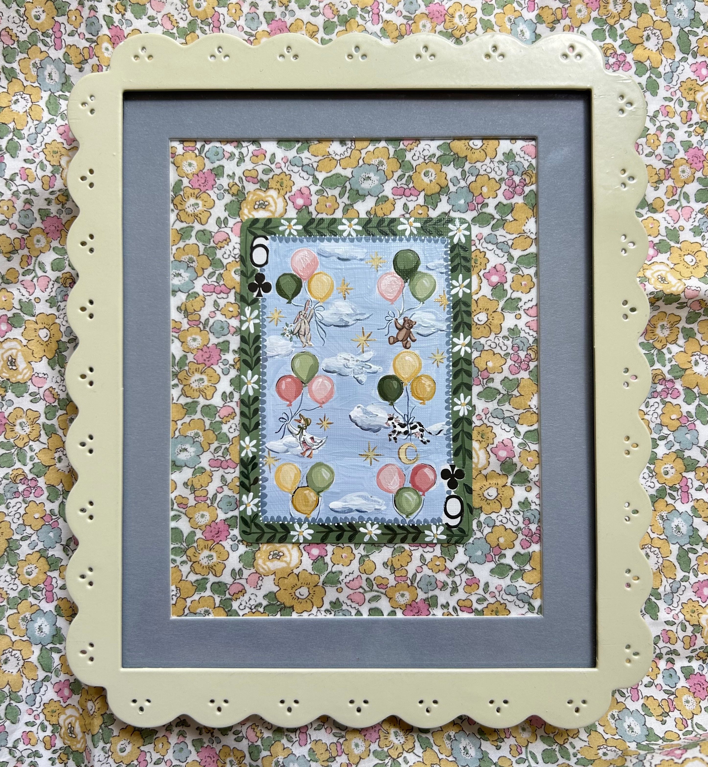 Six of Clubs- Playing Card Series