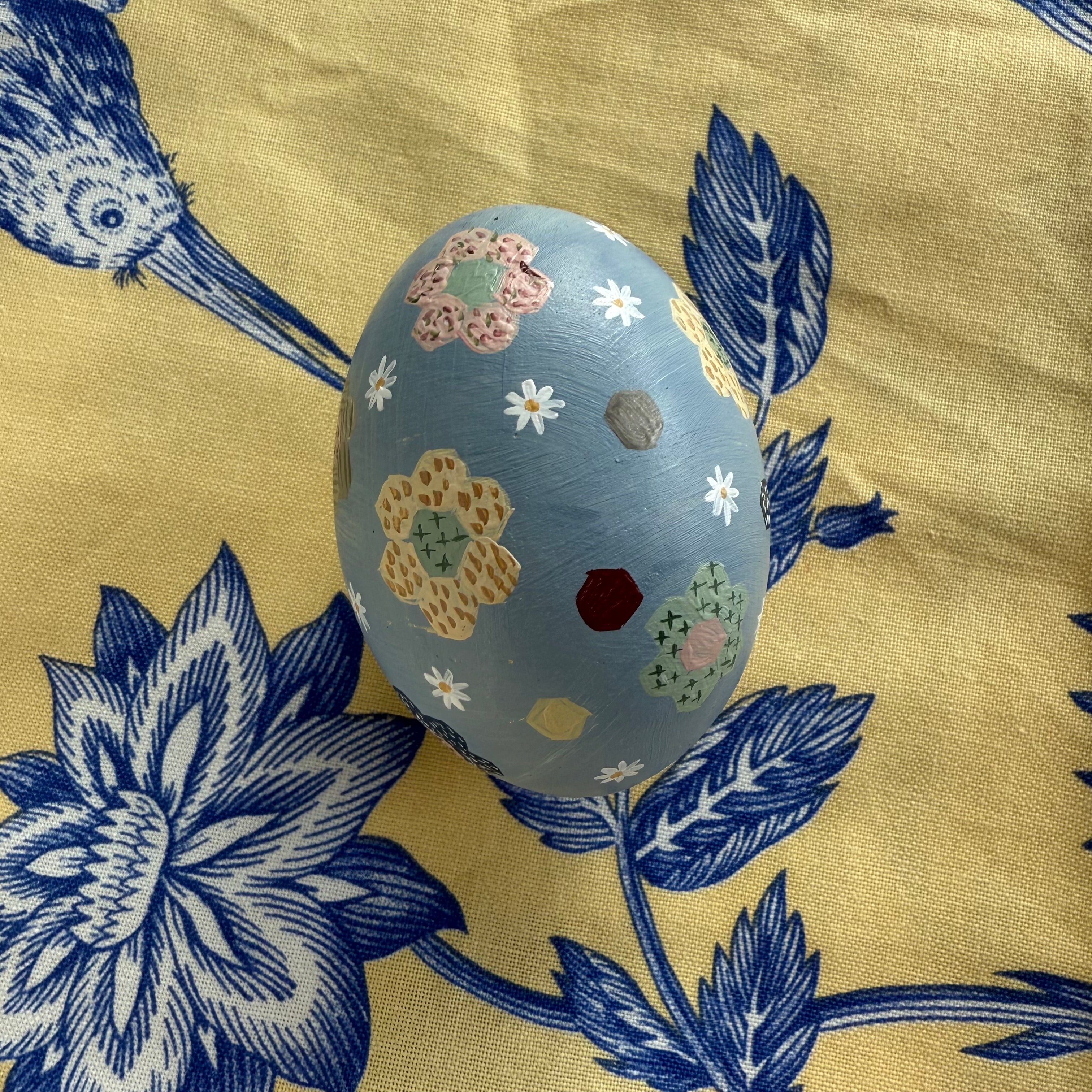 Daisy Quilt Egg