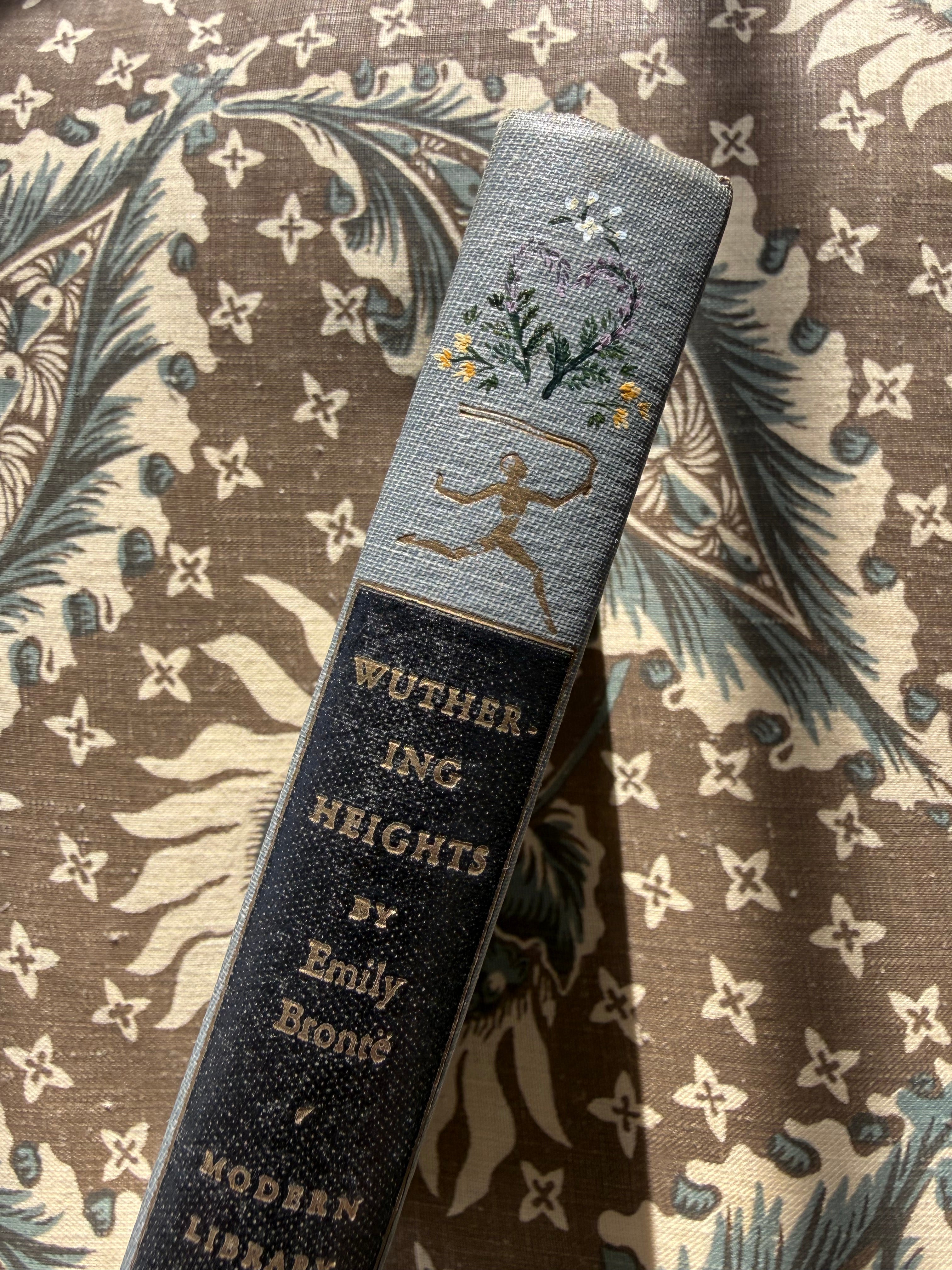 Wuthering Heights Hand-Painted Book