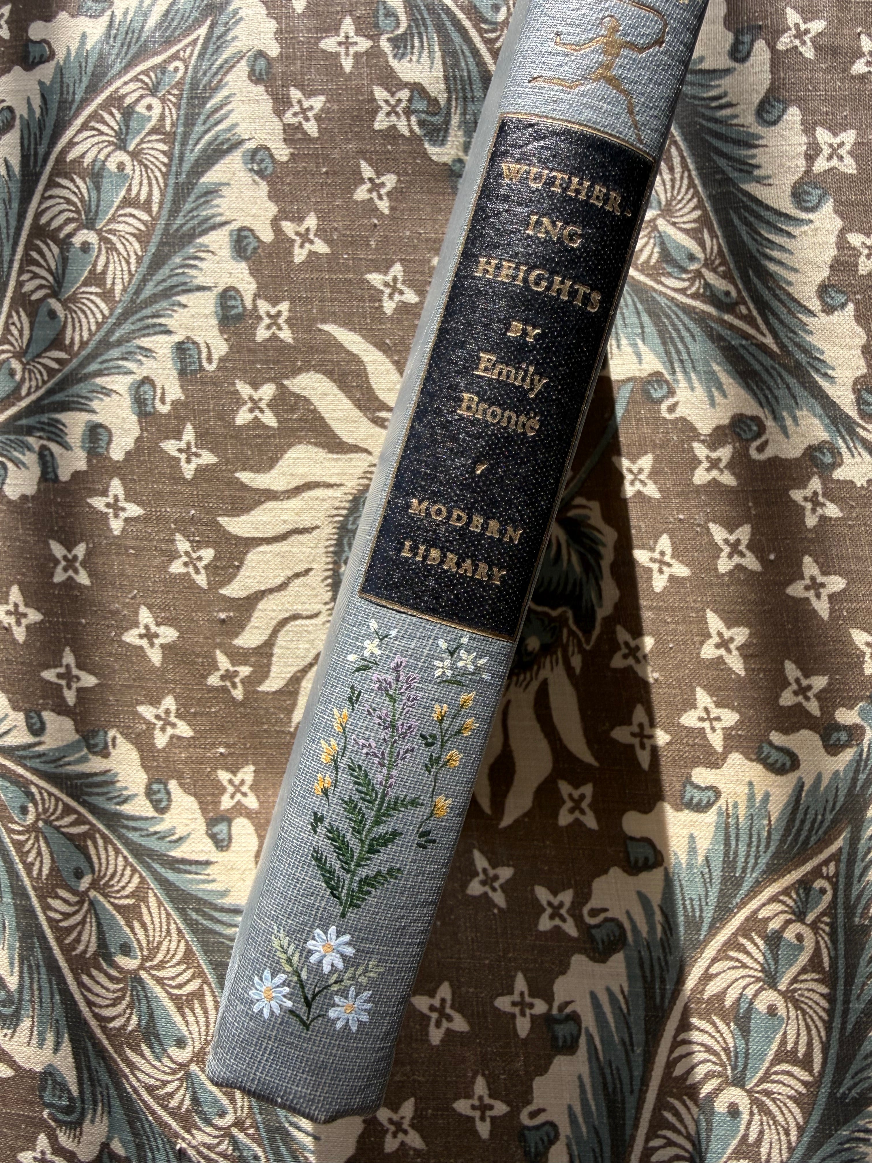 Wuthering Heights Hand-Painted Book