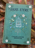 Jane Eyre Hand-Painted Book