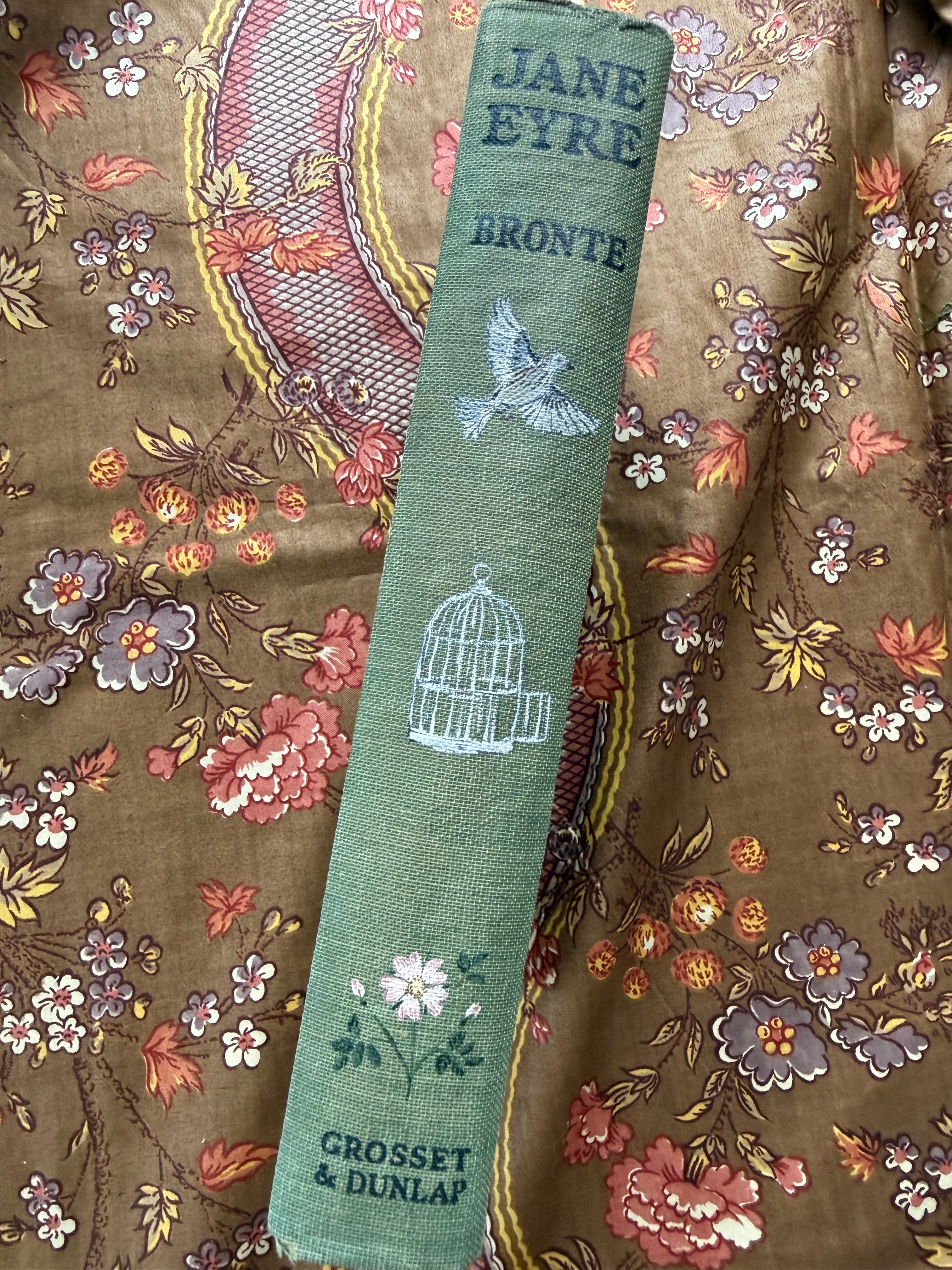 Jane Eyre Hand-Painted Book