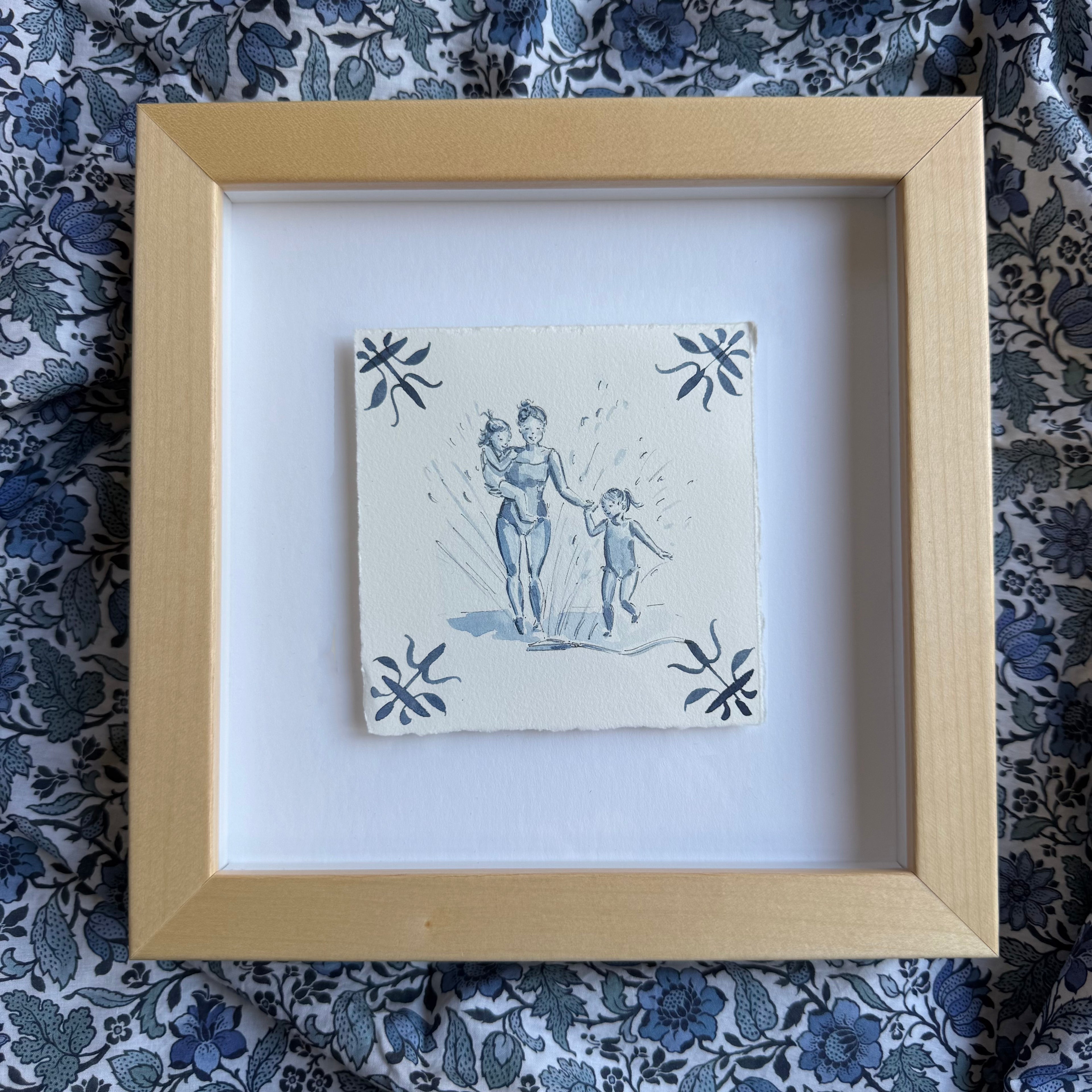 Modern Motherhood 59 (Sprinkler), Framed