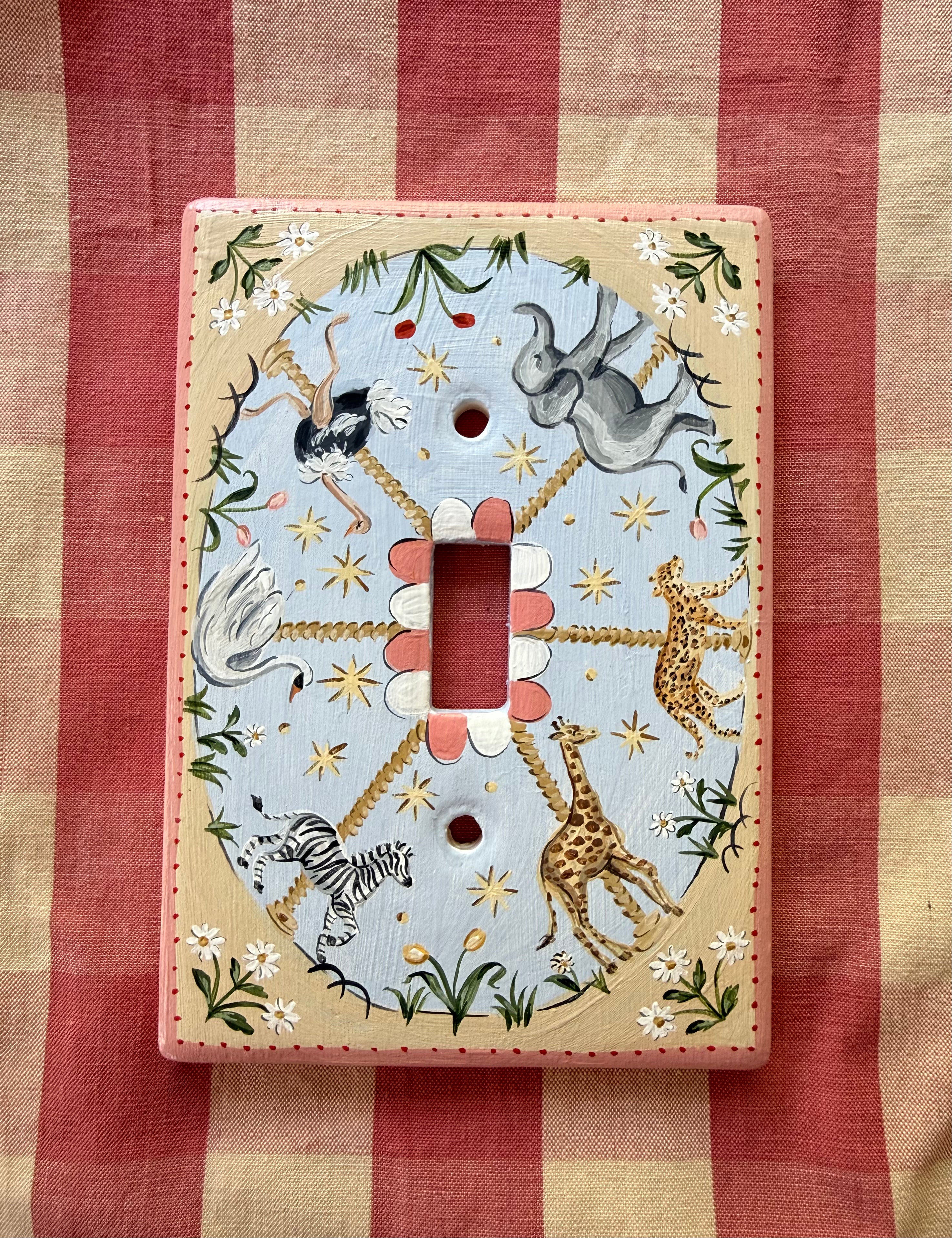 Carousel Animals Switchplate