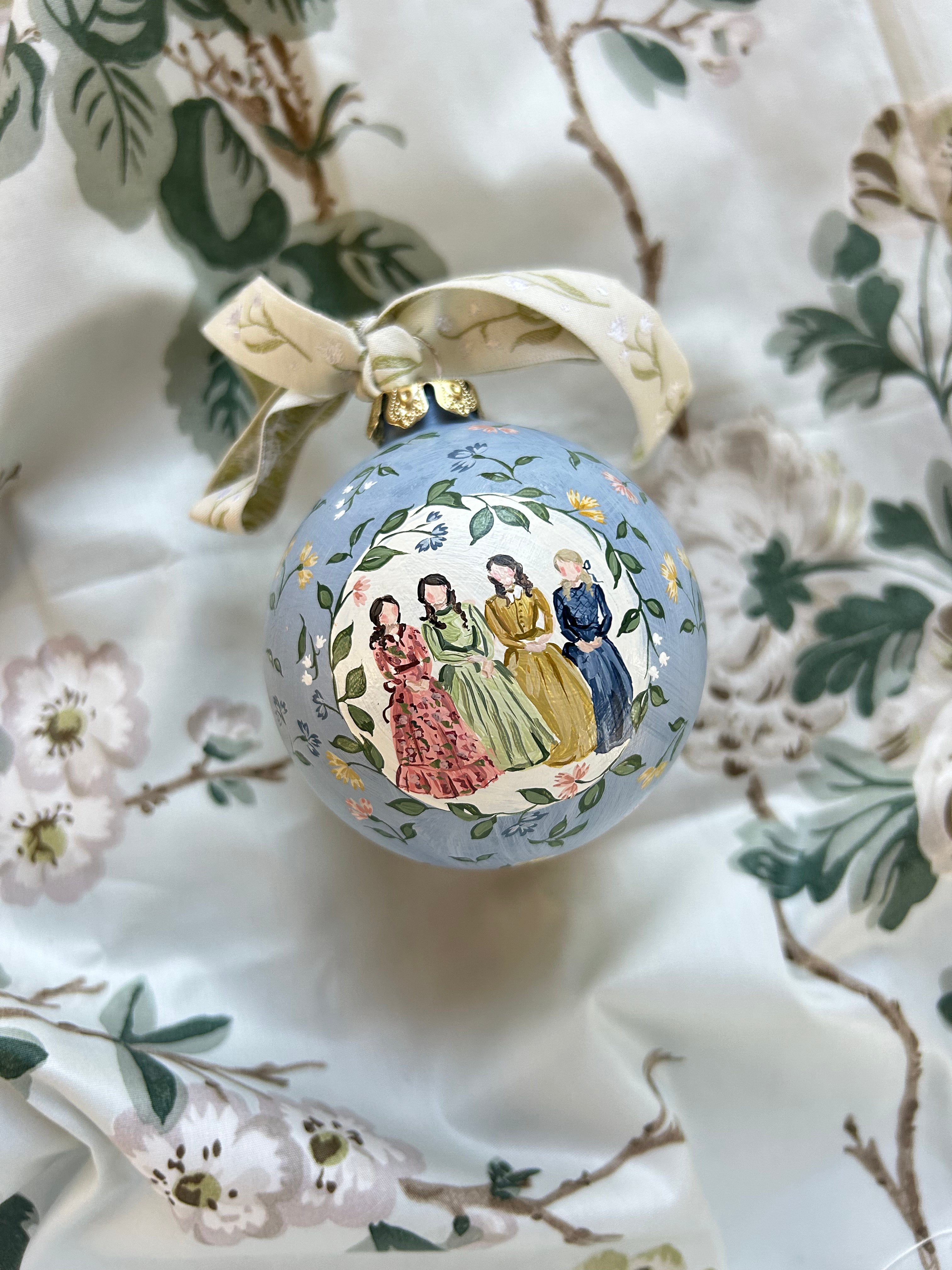 Meg, Jo, Beth, and Amy Ornament