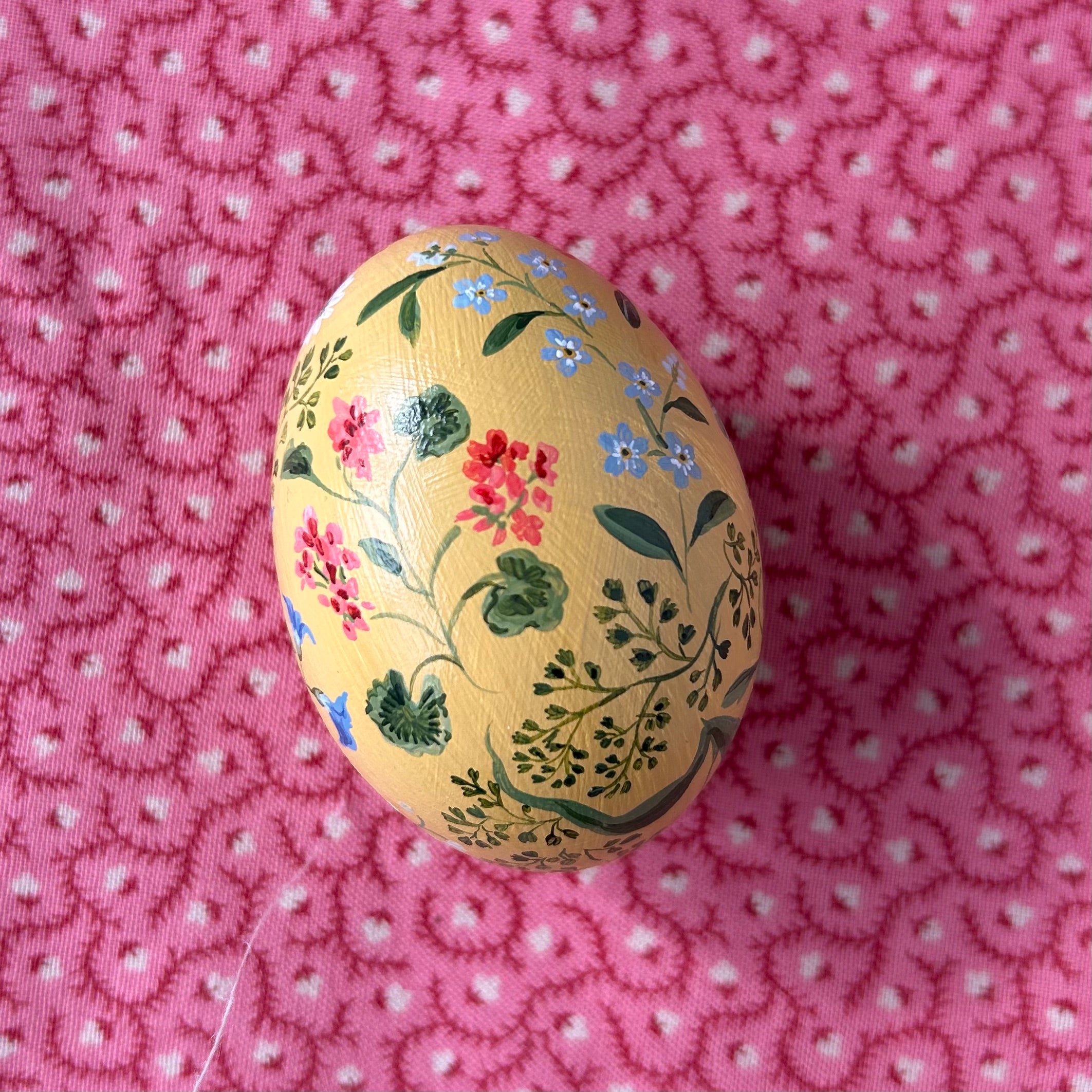 Auricula on Mustard Egg