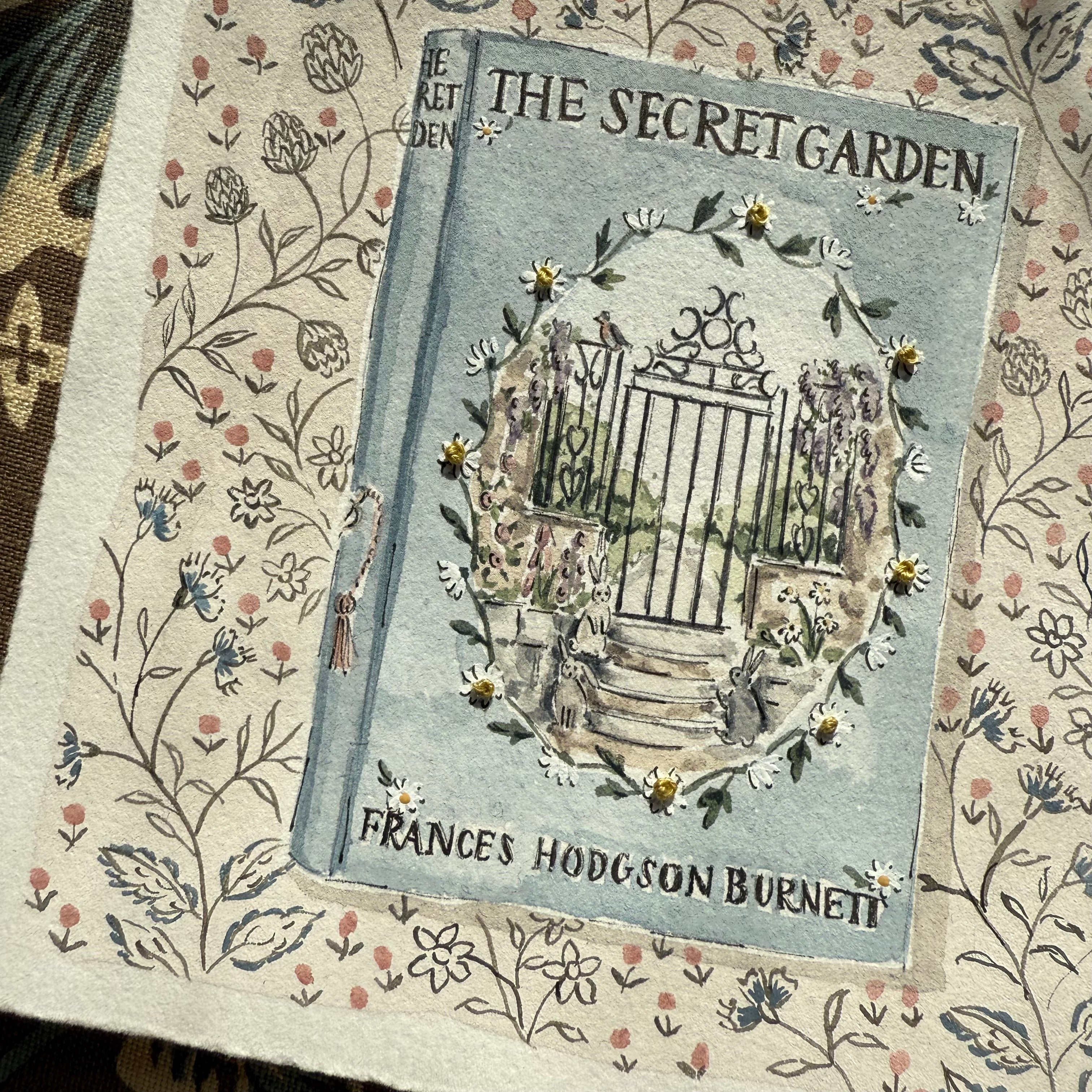 Secret Garden Mixed Media Original