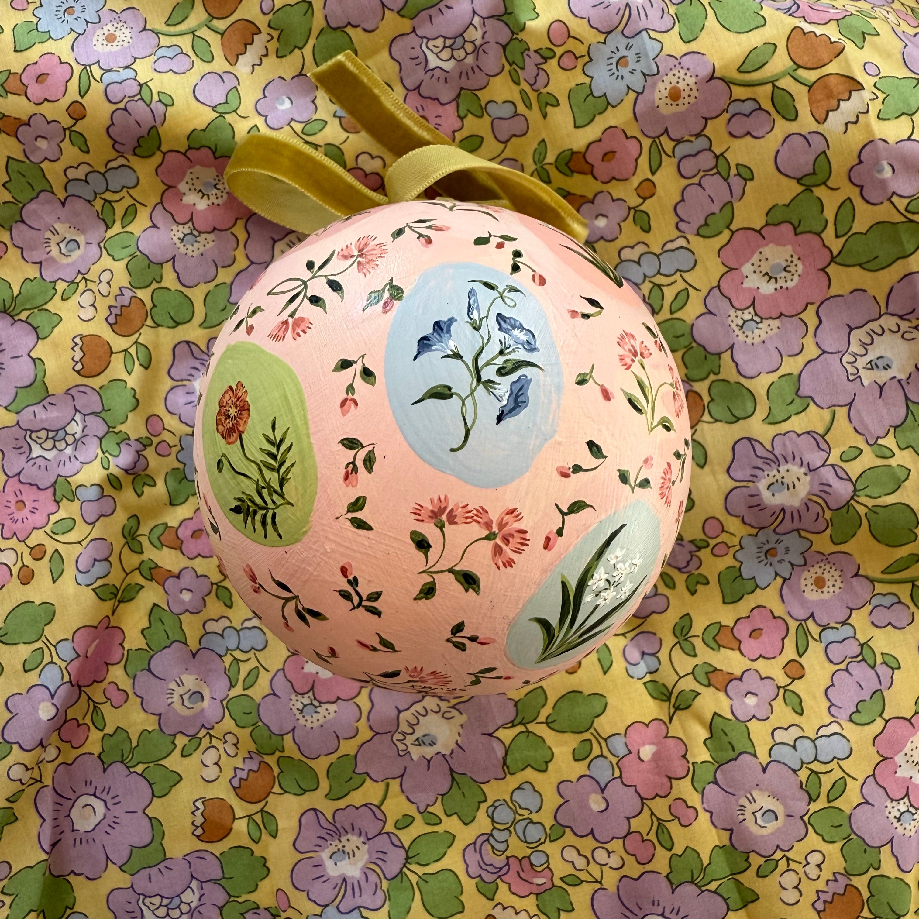 Birth Month Floral Ornament