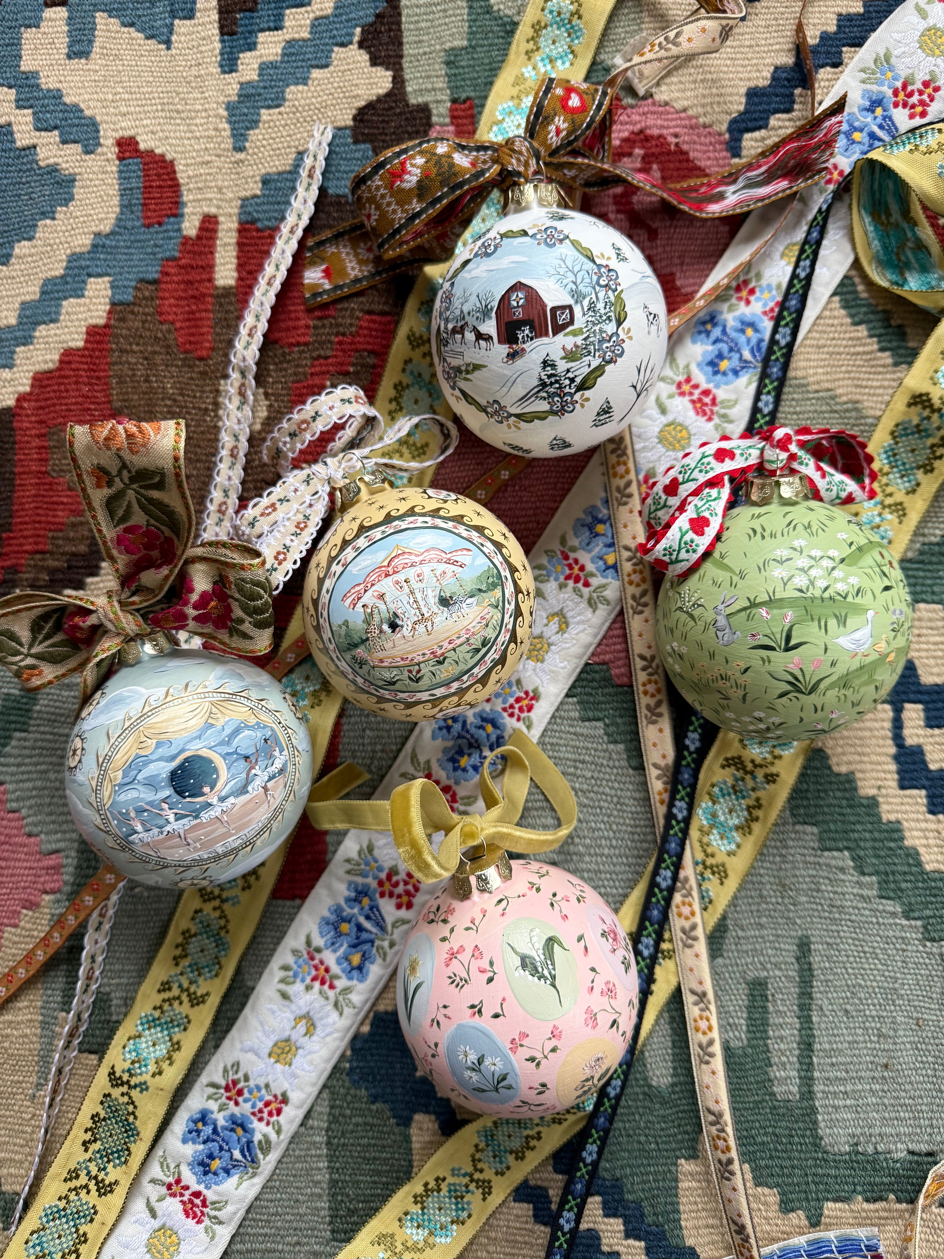 Winter on the Farm Ornament