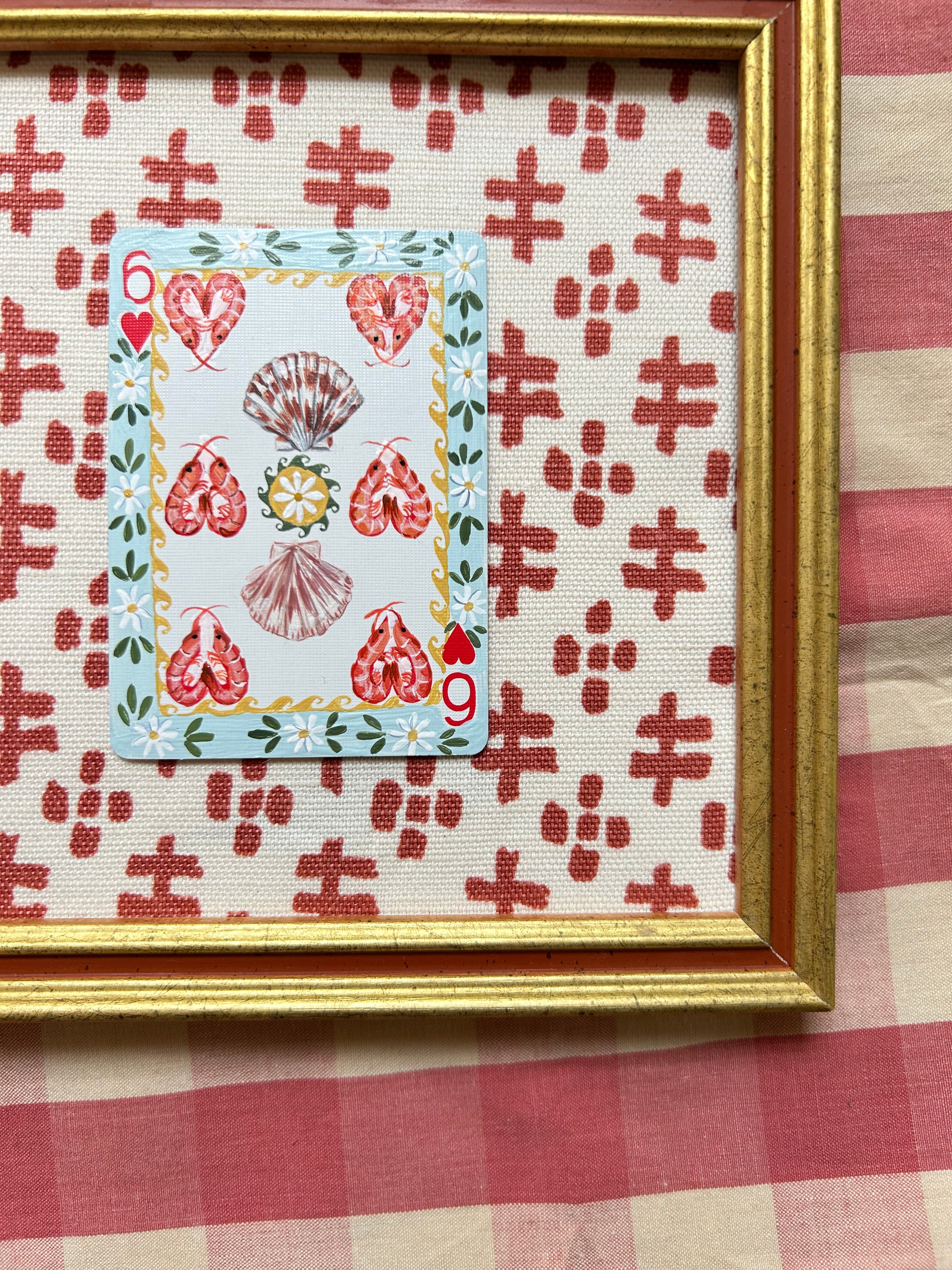 Six of Hearts- Playing Card Series