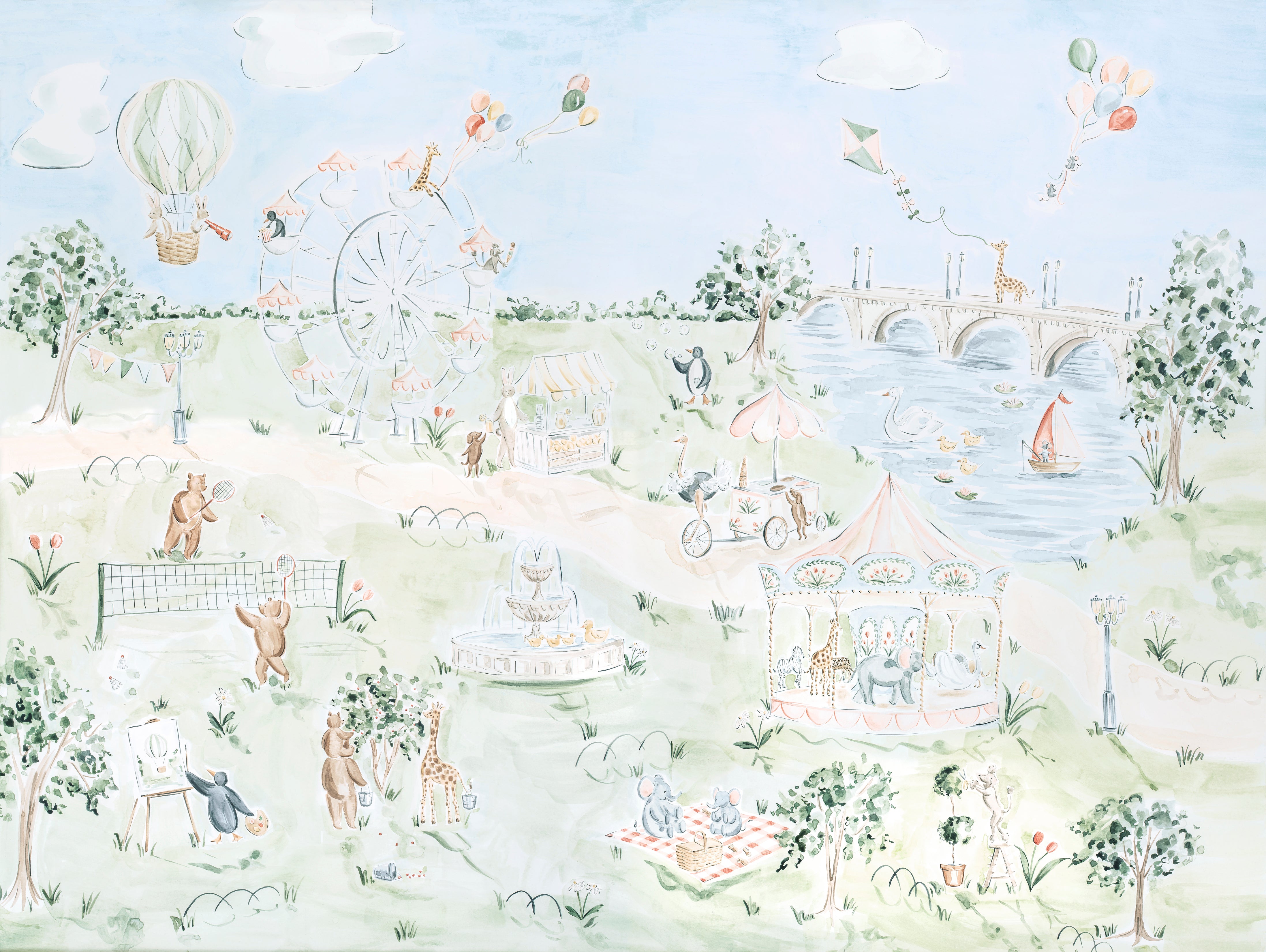 Nursery Wall Mural – Riley Sheehey