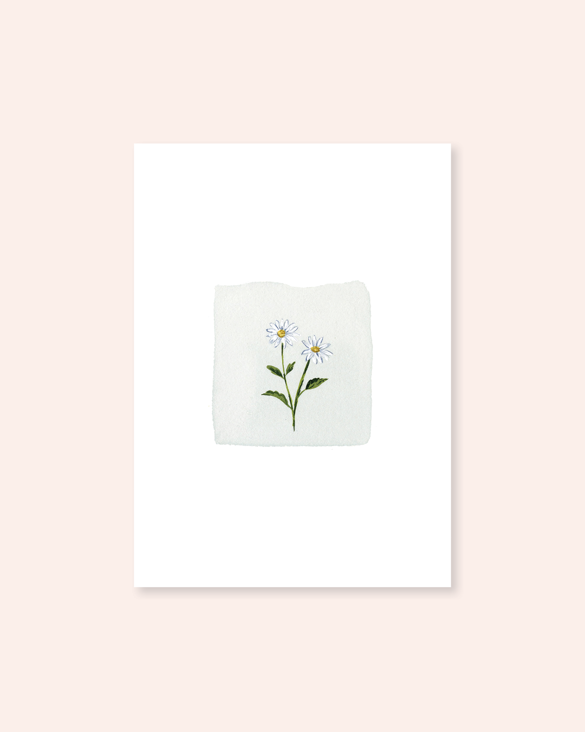 April Birth Month Floral Print