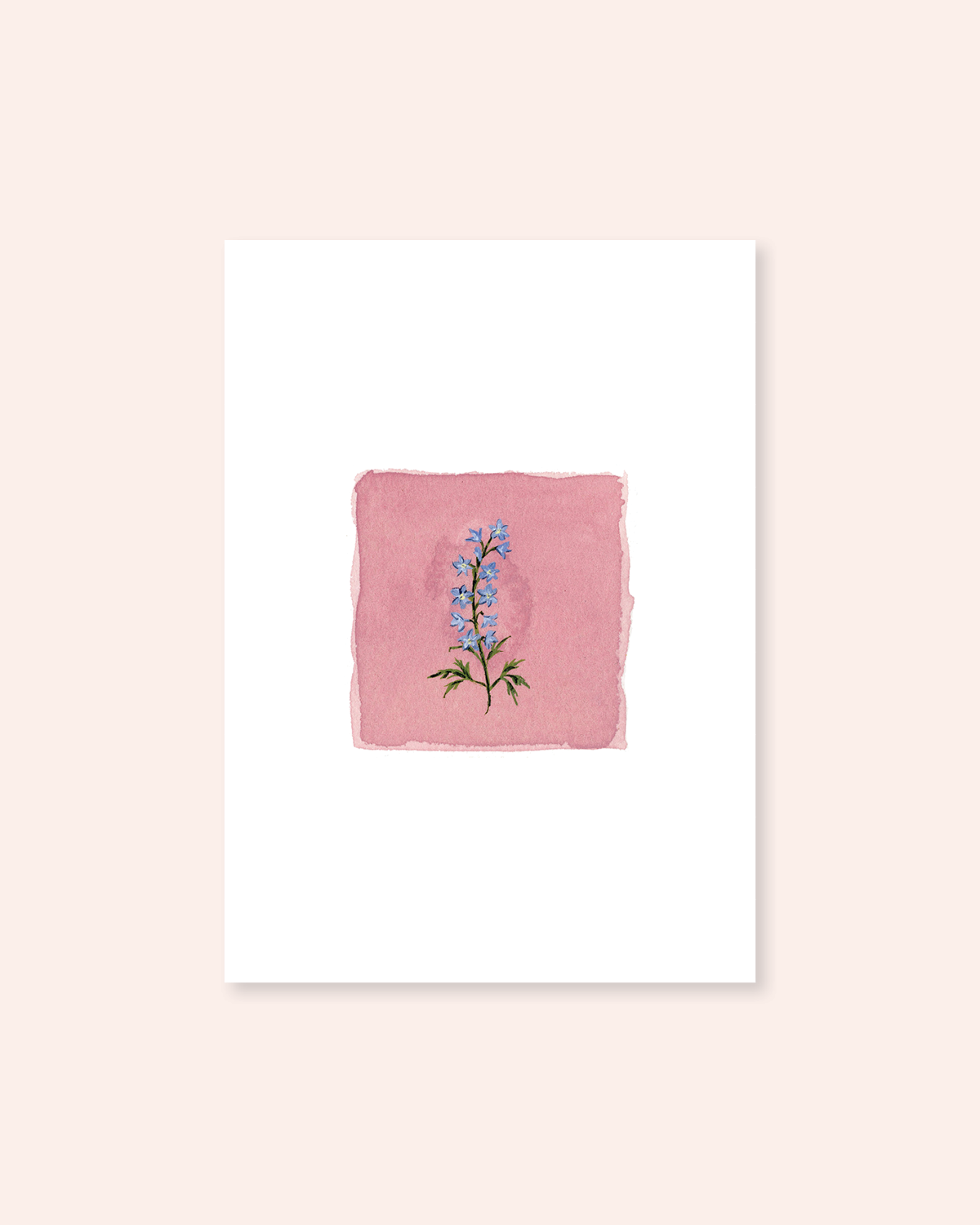 July Birth Month Floral Print