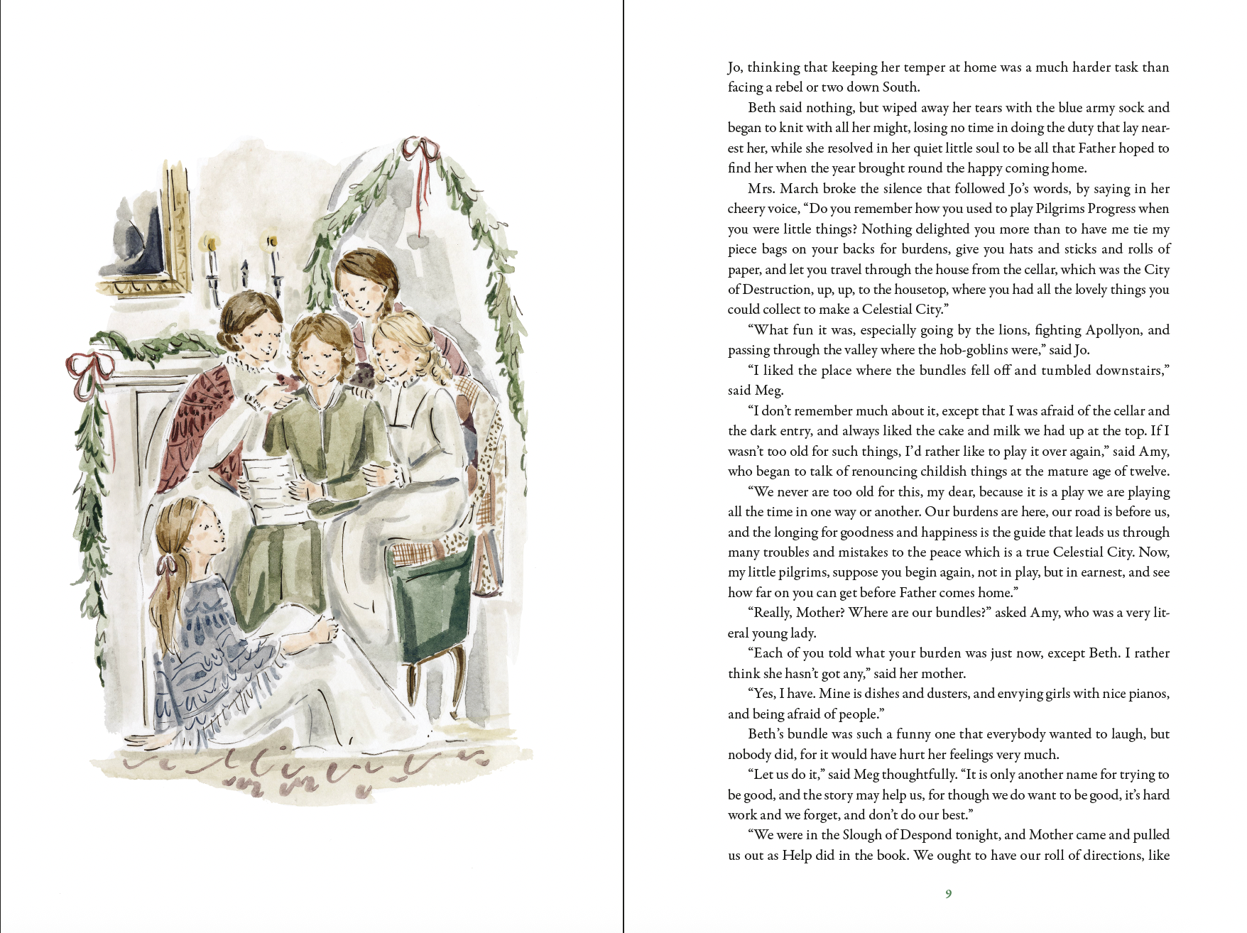 Little Women Illustrated Book