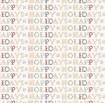 Sampler Wrapping Paper