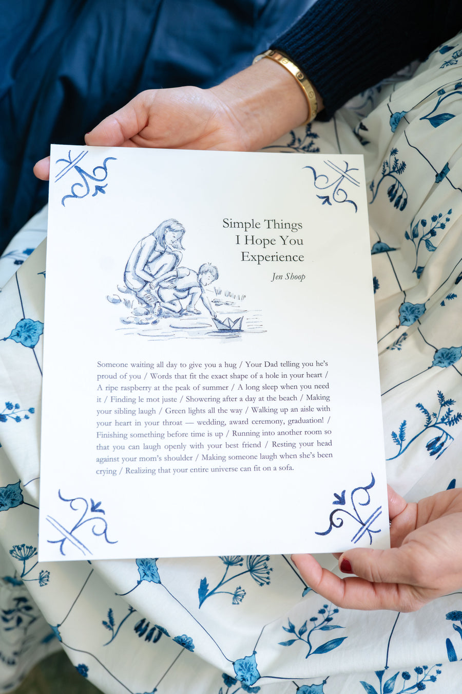 Magpie x Riley Sheehey: Simple Things I Hope You Experience Print