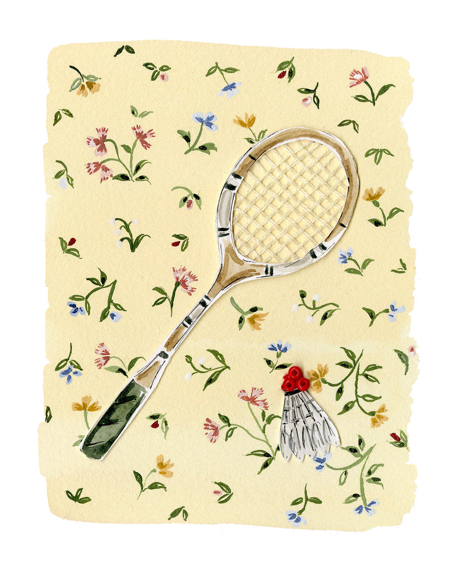 Limited Edition Badminton Print