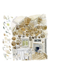 PREORDER Oak Spring Garden Basket House Print