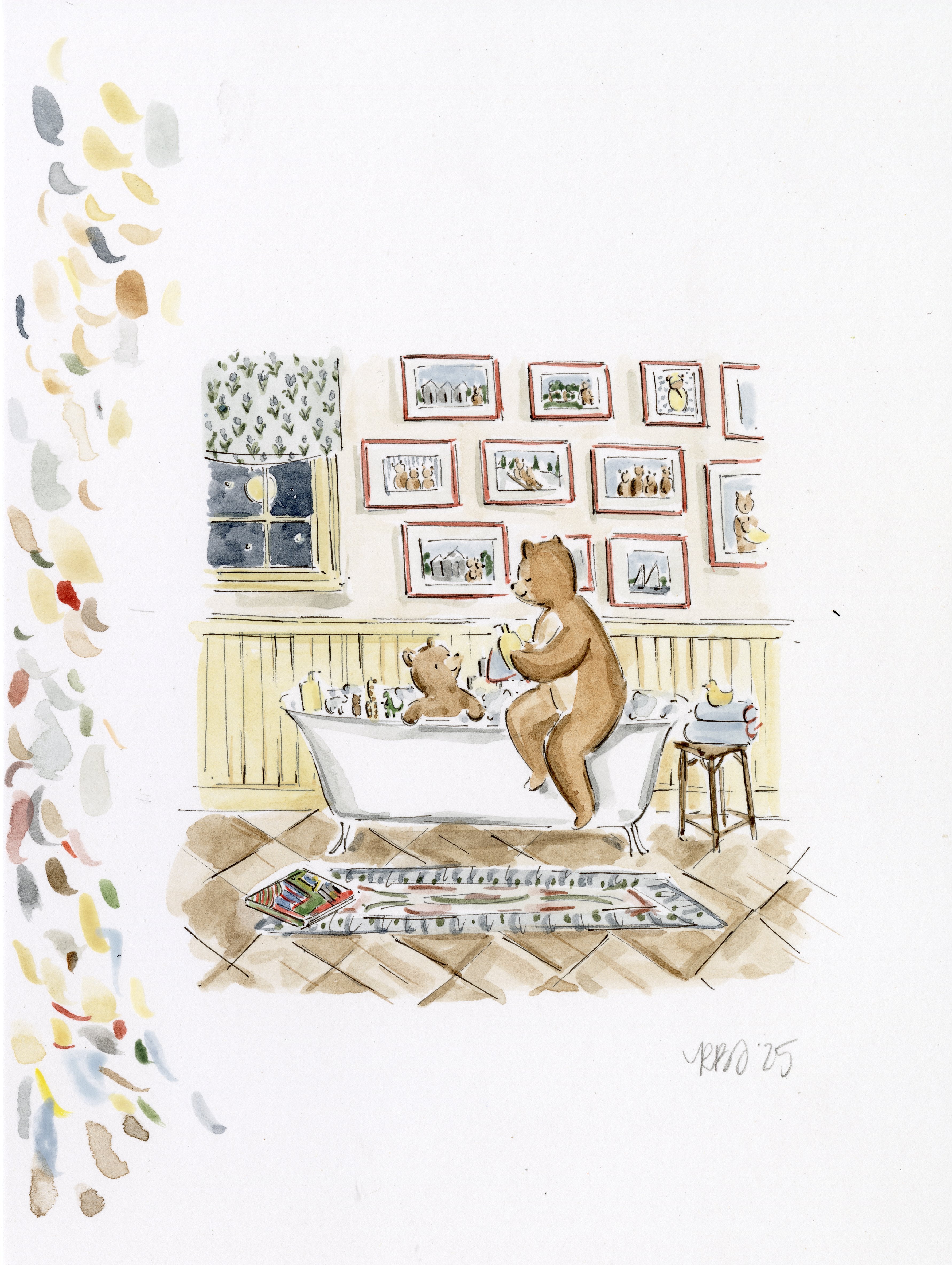 Bear Bathtime Original