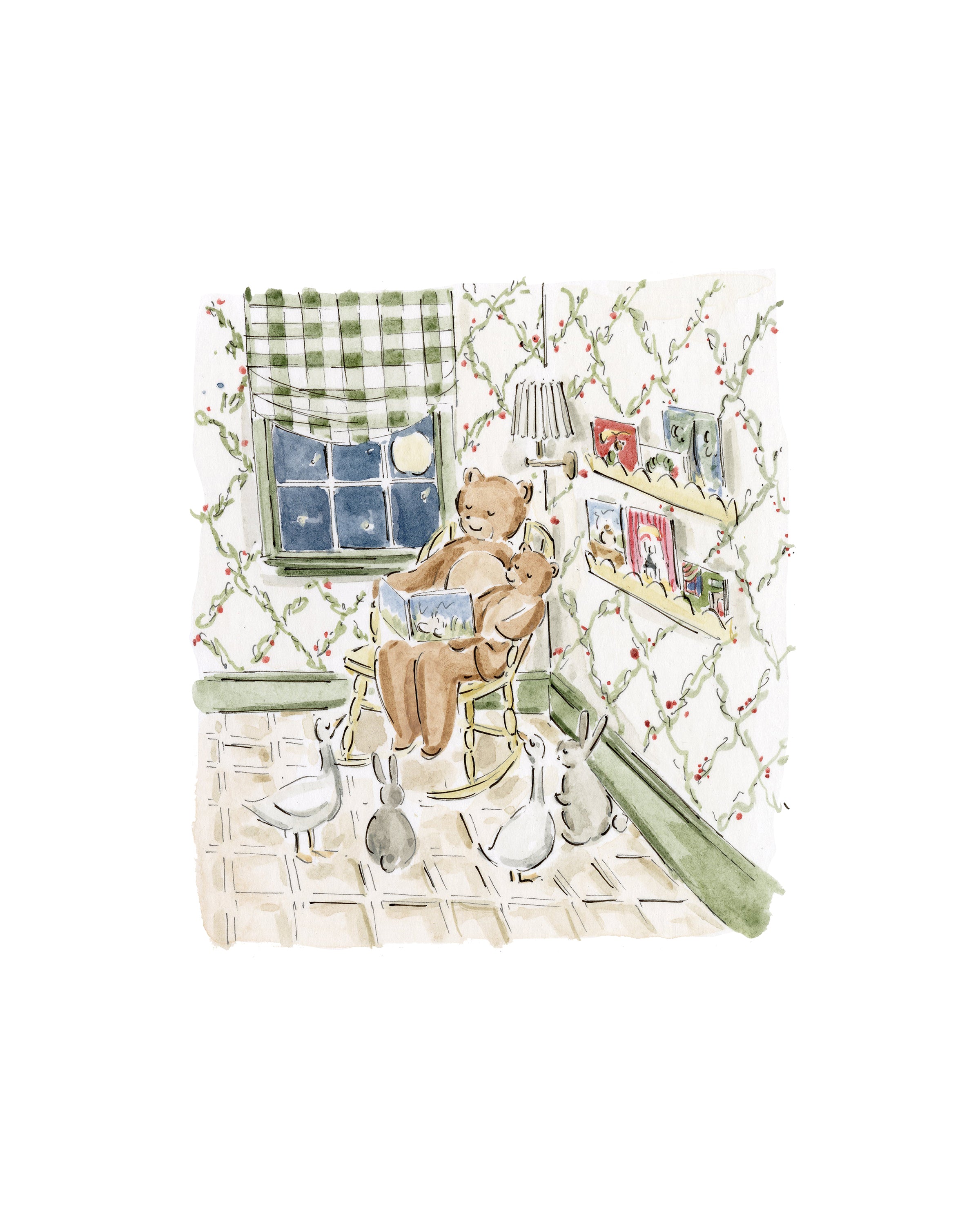 Bear Storytime Print