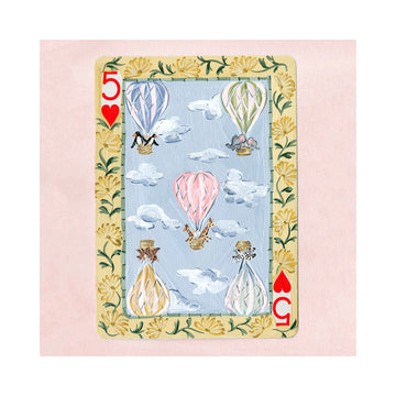 Playing Card Series: Five of Hearts