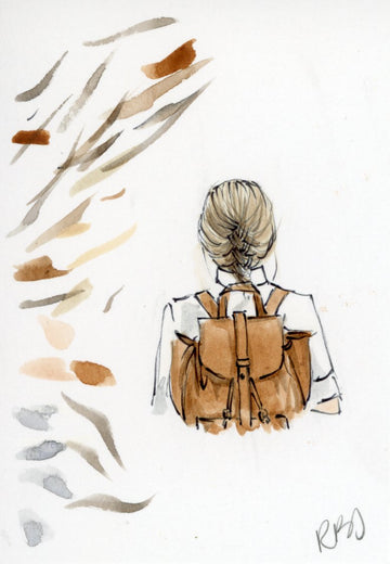 Brown Backpack