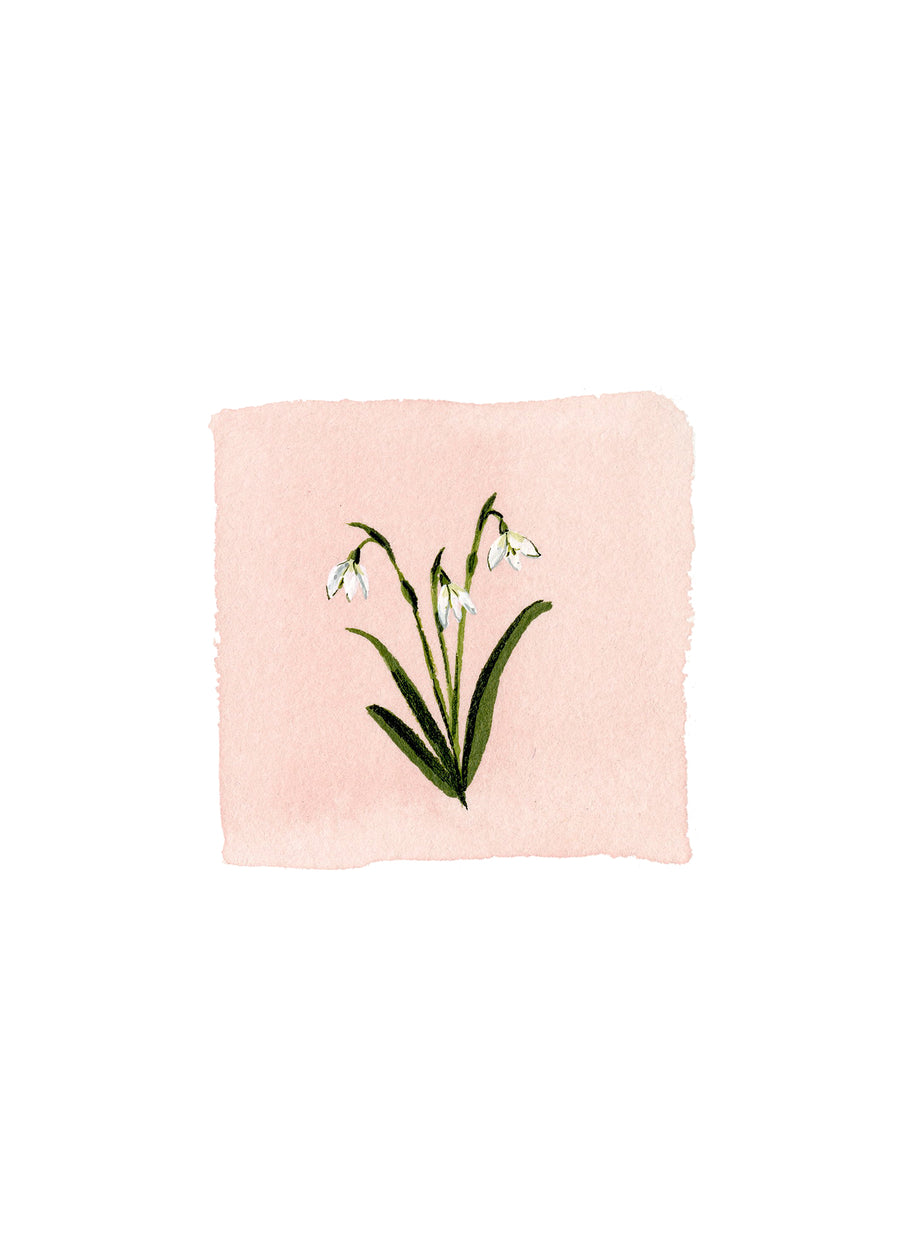 PREORDER: January Birth Month Floral Print