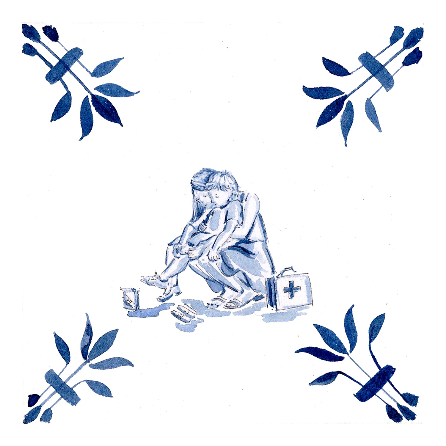 Modern Motherhood: Skinned Knee