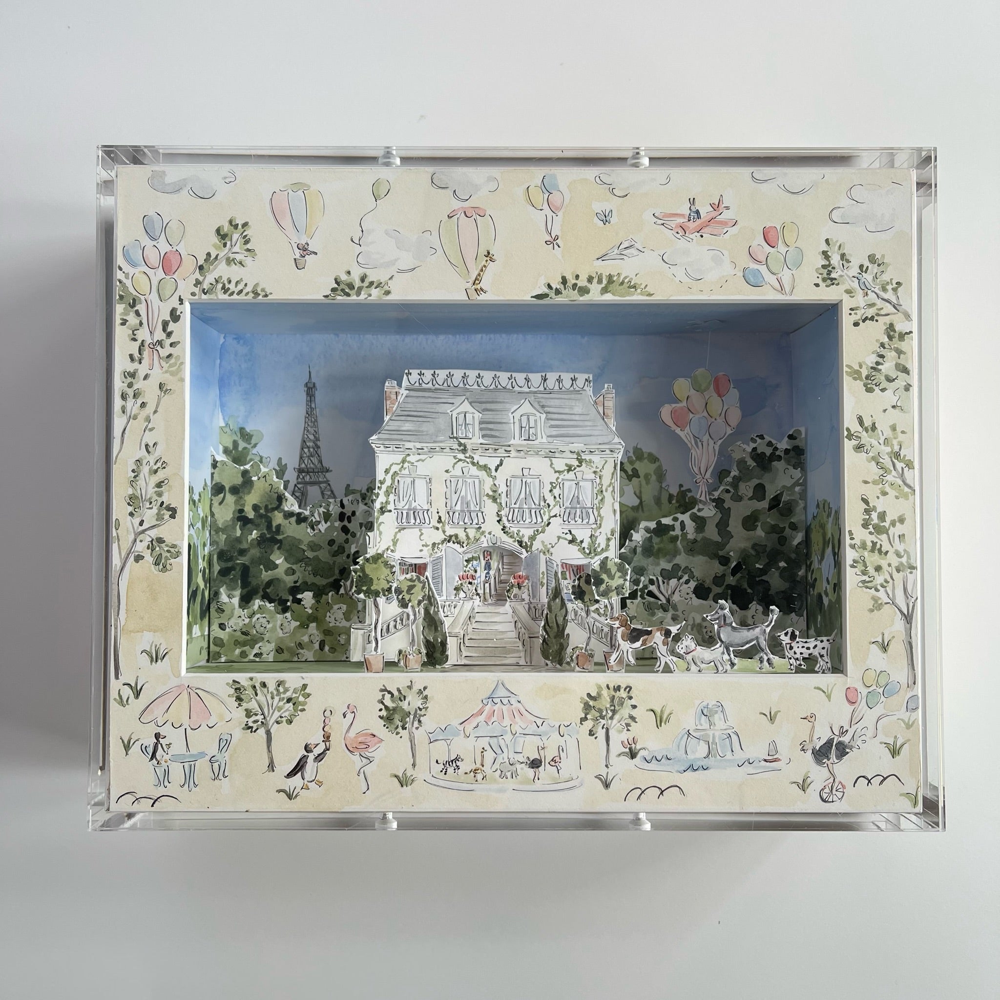 Old House In Paris Shadow Box – Riley Sheehey