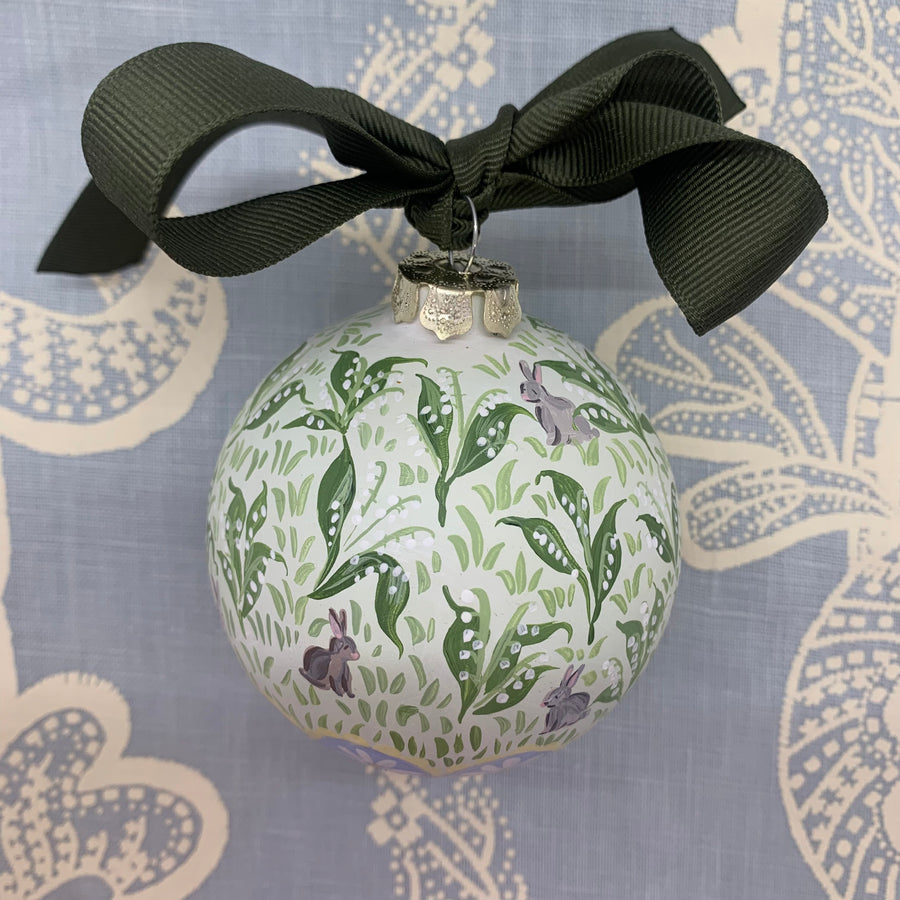Lily of the Valley Bunnies Ornament