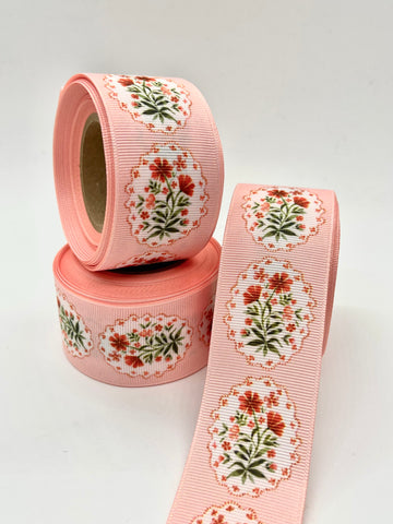Pink and Red Grosgrain Ribbon