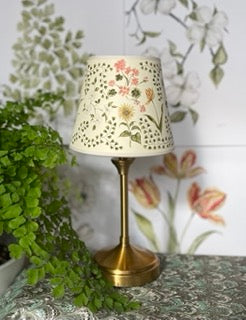 Botanical Hand-Painted Lampshade