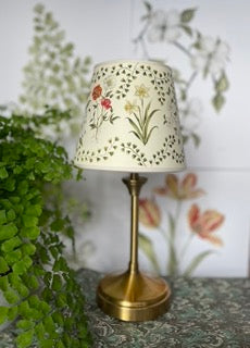 Botanical Hand-Painted Lampshade