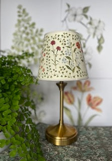 Botanical Hand-Painted Lampshade