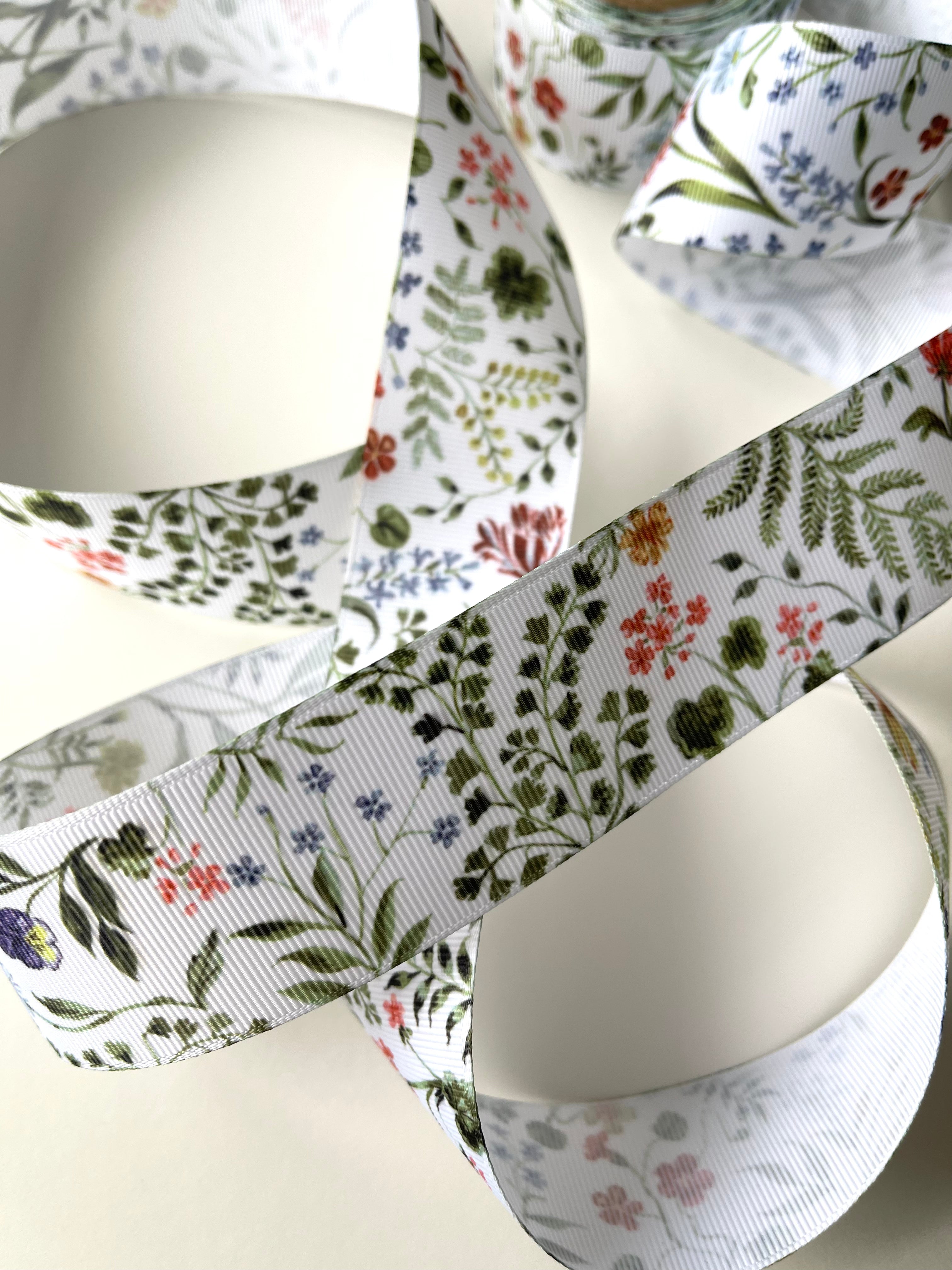Botanical Grosgrain Ribbon