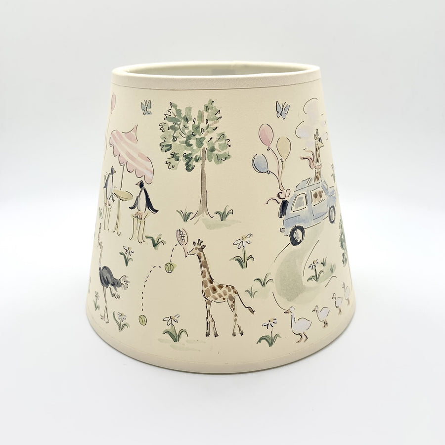 Garden Party Hand-Painted Lampshade