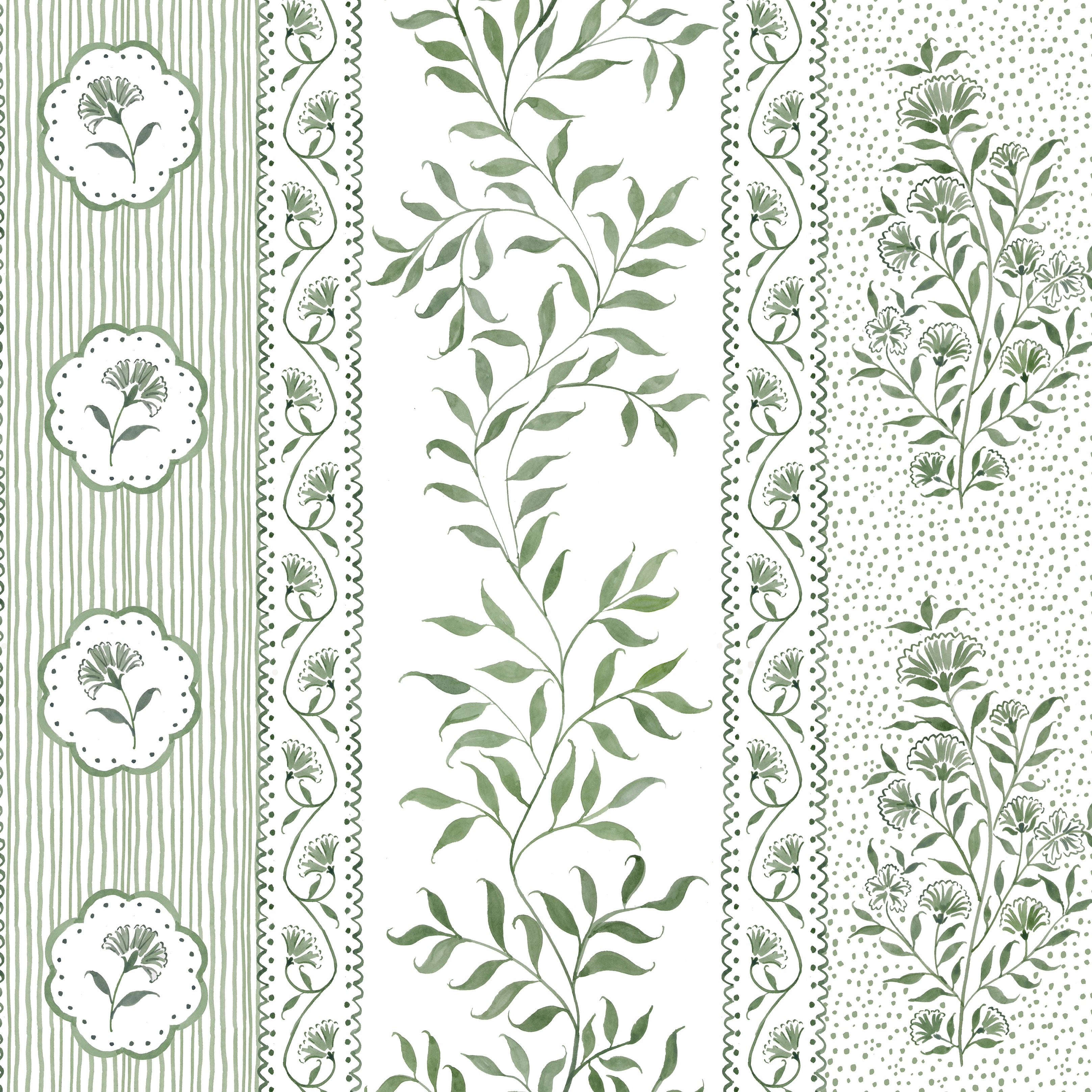 Larkspur Green Pillow