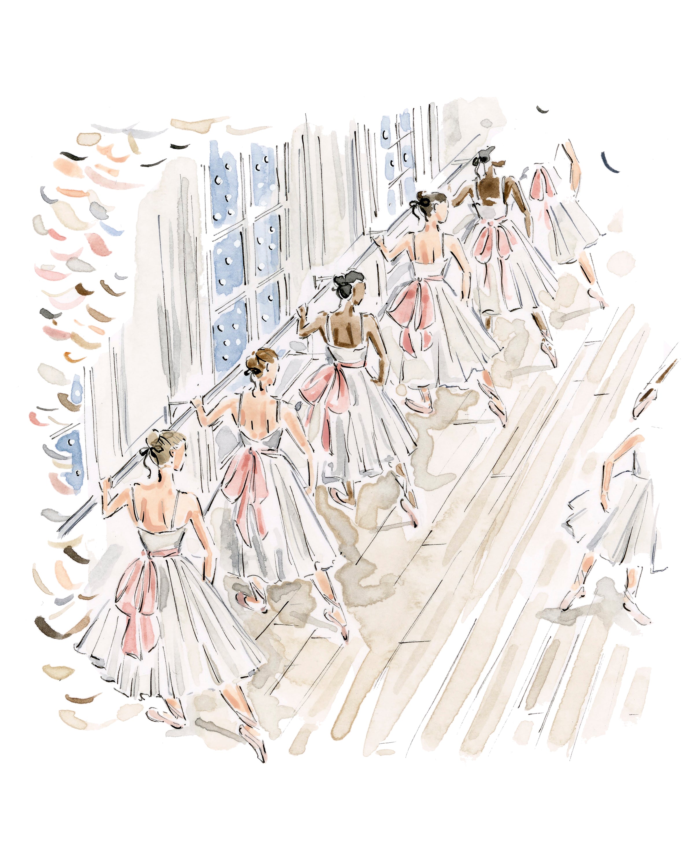 At the Barre Print