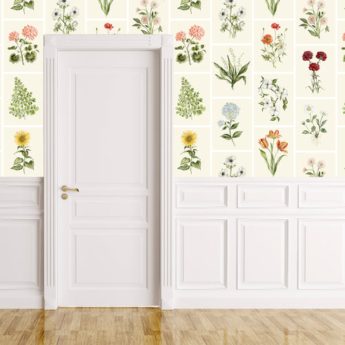 Botanical Cream Wallpaper