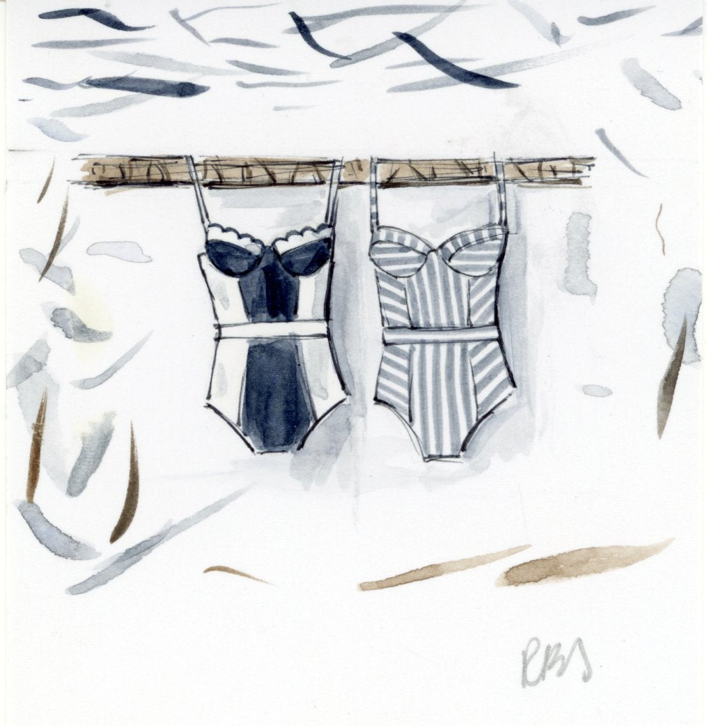 Navy Swimsuits