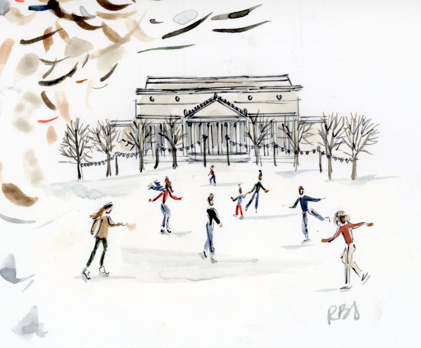 Sculpture Garden Skating